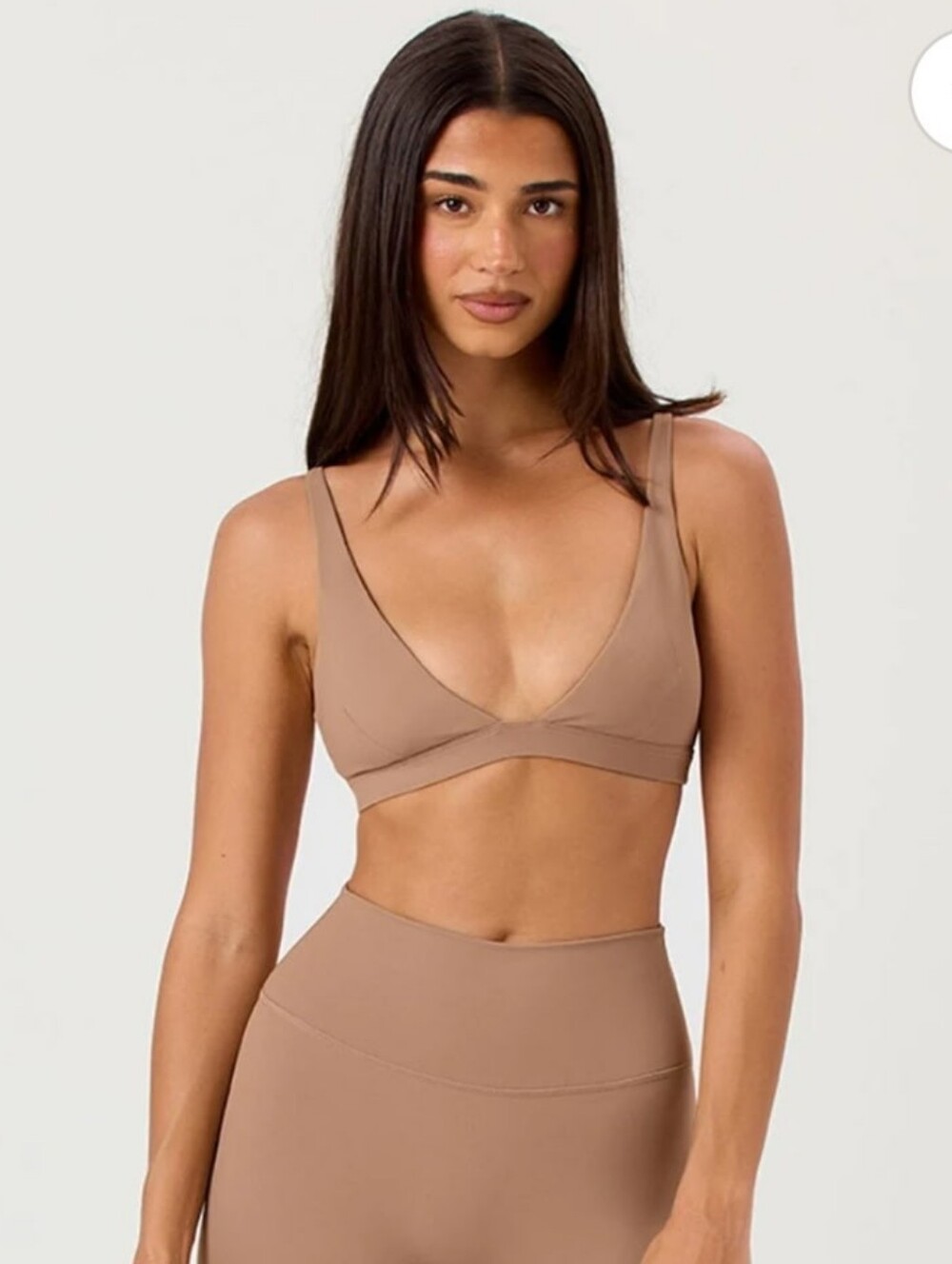 CSB Freedom Contour Crop Bralette -Toffee